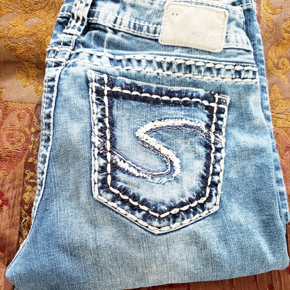 Silver Skinny Jean's